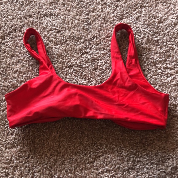 Red Bikini Top - Picture 3 of 5